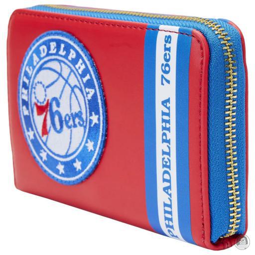 NBA (National Basketball Association) Philadelphia 76ers Patch Icons Zip Around Wallet Loungefly (NBA (National Basketball Association))