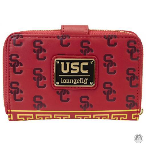 NFL (National Football League) USC Trojans Cardinal SC Interlock Repeat Logo Zip Around Wallet Loungefly (NFL (National Football League))