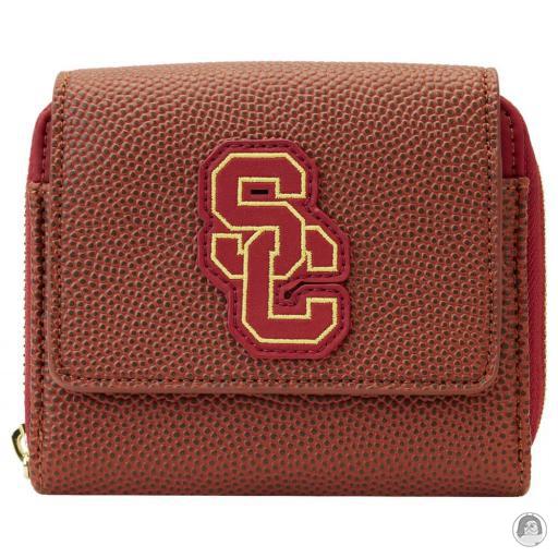 Loungefly NFL (National Football League) NFL (National Football League) USC Trojans SC Interlock Football Zip Around Wallet