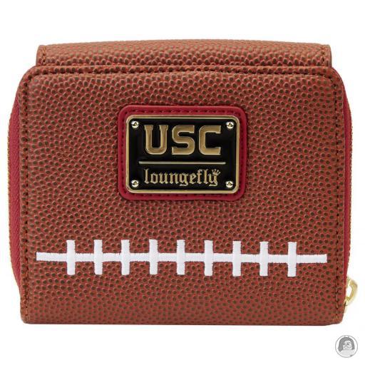 NFL (National Football League) USC Trojans SC Interlock Football Zip Around Wallet Loungefly (NFL (National Football League))