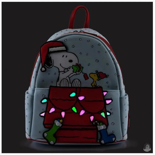 Peanuts Gift Giving Snoopy & Woodstock Glow Mini Backpack Loungefly (Peanuts)