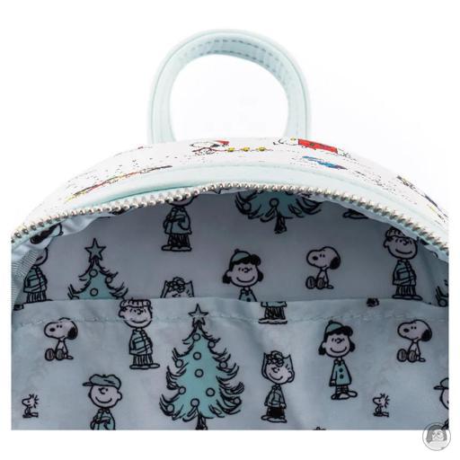 Peanuts Happy Holidays All Over Print Mini Backpack Loungefly (Peanuts)