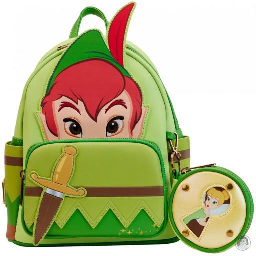 Loungefly Peter Pan (Disney) Peter Pan (Disney) Peter Pan and Tinker Bell Cosplay Limited Edition Mini Backpack & Coin purse