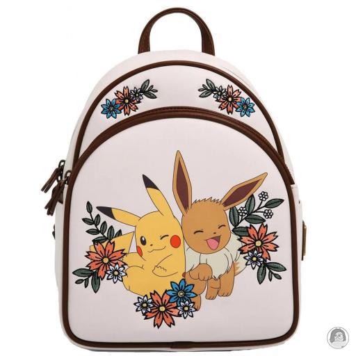 Loungefly Pokémon Pokémon Eevee & Pikachu Floral II Mini Backpack