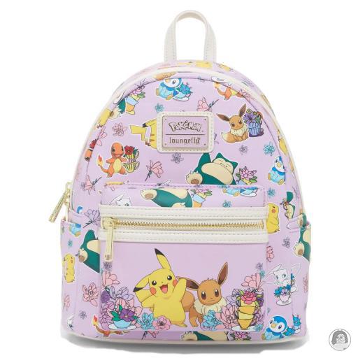 Loungefly Pokémon Pokémon Floral Teacups All Over Print Mini Backpack