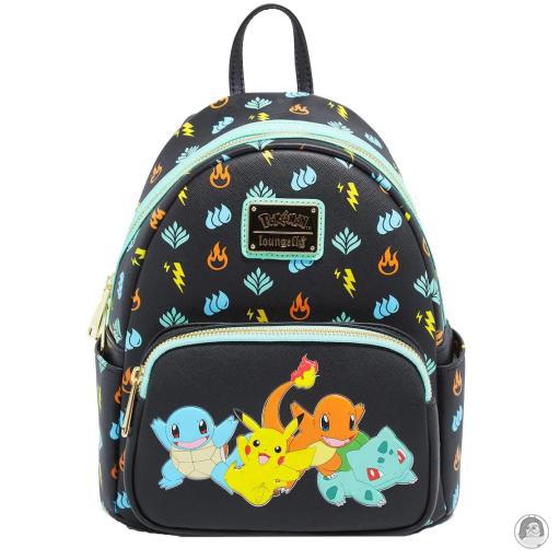 Loungefly FunKon Summer Pokémon Starters Mini Backpack