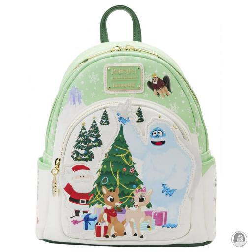 Loungefly Rudolph the Red-Nosed Reindeer Rudolph the Red-Nosed Reindeer Holiday Group Mini Backpack