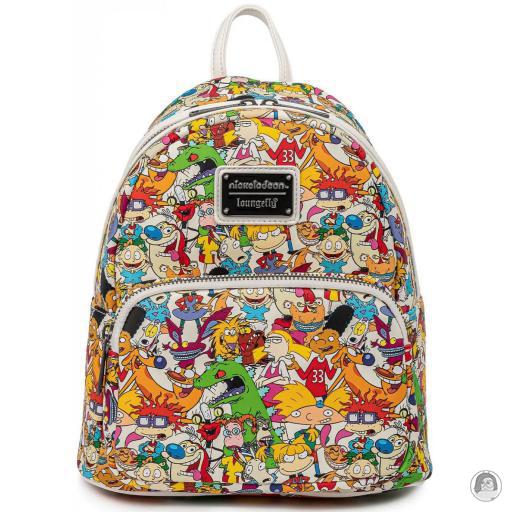 Loungefly Rugrats (Nickelodeon) Rugrats (Nickelodeon) Rewind Gang All Over Print Mini Backpack