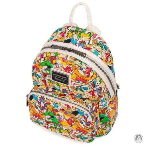 Rugrats (Nickelodeon) Rewind Gang All Over Print Mini Backpack Loungefly (Rugrats (Nickelodeon))