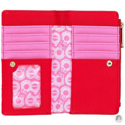 Sanrio Hello Kitty 60th Anniversary Pink Wave Flap Wallet Loungefly (Sanrio)