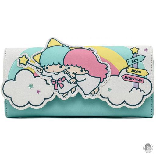 Loungefly Sanrio Sanrio Little Twin Stars Rainbow Cloud Tri-Fold Wallet