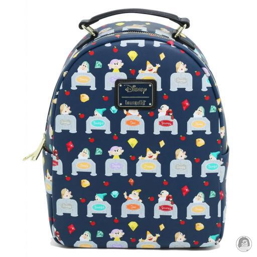 Snow White And The Seven Dwarfs (Disney) Beds All Over Print Mini Backpack Loungefly (Snow White And The Seven Dwarfs (Disney))