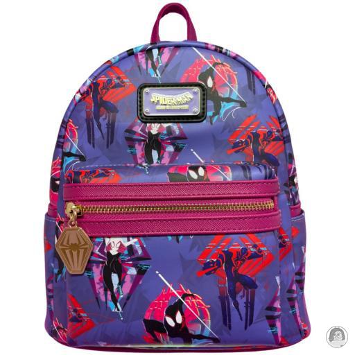 Spider-Man : Across the Spider-Verse (Marvel) Spider-Man All Over Print Mini Backpack Loungefly (Spider-Man : Across the Spider-Verse (Marvel))