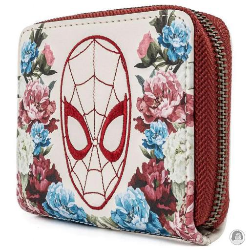 Spider-Man (Marvel) Spider-Man Floral Zip Around Wallet Loungefly (Spider-Man (Marvel))