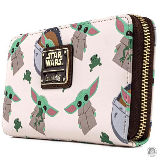 Star Wars Baby Yoda Zip Around Wallet Loungefly (Star Wars)