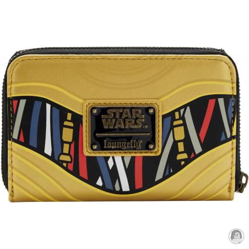 Star Wars C-3PO Cosplay Zip Around Wallet Loungefly (Star Wars)
