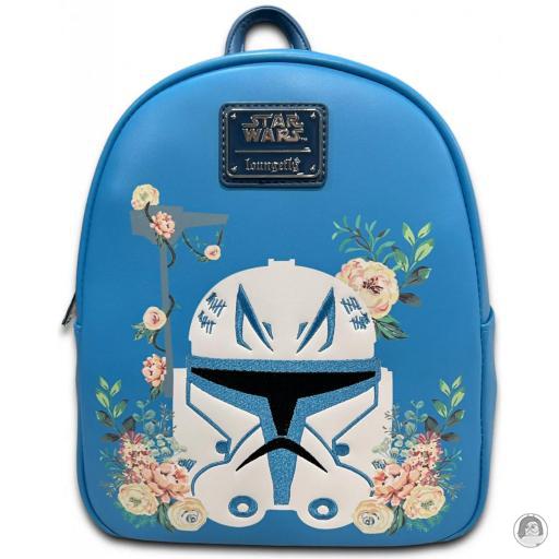 Loungefly Star Wars Star Wars Captain Rex Floral Mini Backpack