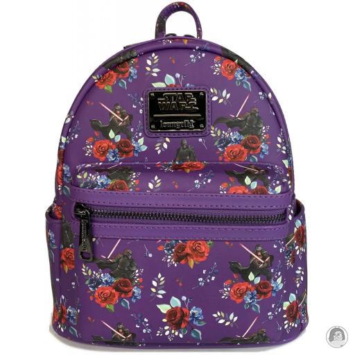 Loungefly Star Wars Floral Kylo Ren All Over Print Mini Backpack