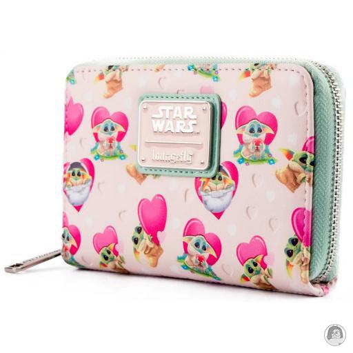 Star Wars Grogu Valentines Zip Around Wallet Loungefly (Star Wars)