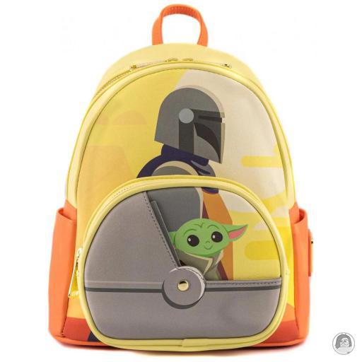 Loungefly Star Wars Star Wars The Mandalorian and Grogu in Cradle Mini Backpack