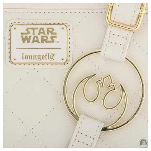 Star Wars White Gold Rebel Hardware Crossbody Bag Loungefly (Star Wars)