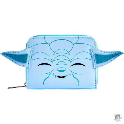 Loungefly Glow in the dark Star Wars Yoda Hologram Zip Around Wallet