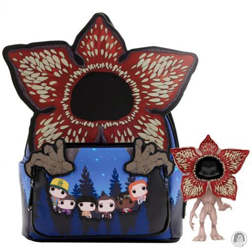 Loungefly Glow in the dark Stranger Things Demogorgon with Pop (Bundle) Glow Loungefly Mini Backpack