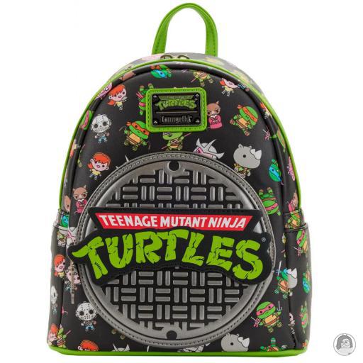 Loungefly Teenage Mutant Ninja Turtles Teenage Mutant Ninja Turtles Teenage Mutant Ninja Turtles Sewer Cap Mini Backpack