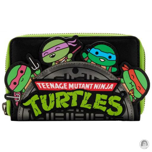 Loungefly Teenage Mutant Ninja Turtles Teenage Mutant Ninja Turtles Teenage Mutant Ninja Turtles Sewer Cap Zip Around Wallet