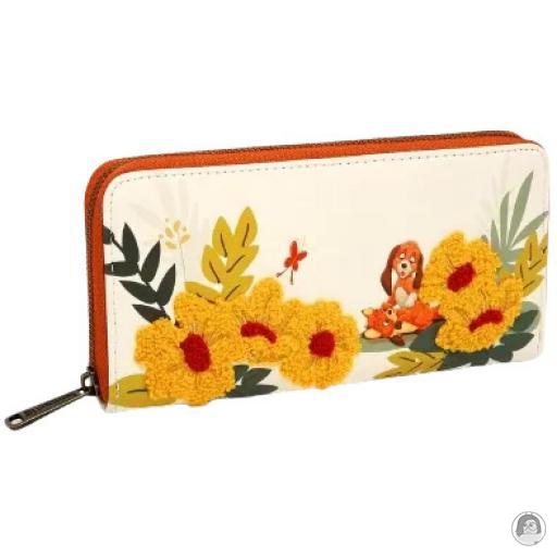 Loungefly The Fox and the Hound (Disney) The Fox and the Hound (Disney) Fox and the Hound Floral Zip Around Wallet