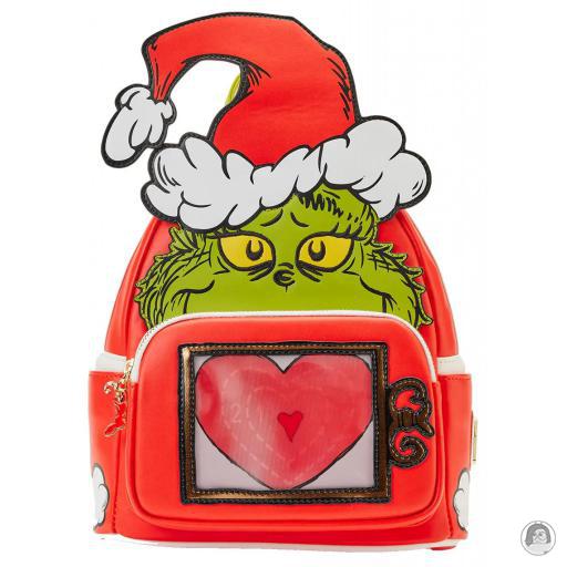 The Grinch Lenticular Heart Mini Backpack Loungefly (The Grinch)
