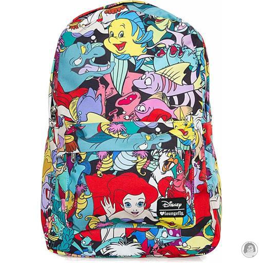 Loungefly The Little Mermaid (Disney) The Little Mermaid (Disney) Ariel Characters Fabric All Over Print Backpack