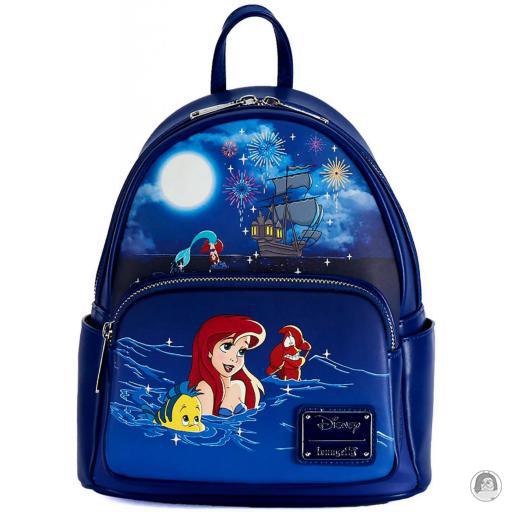 Loungefly Glow in the dark The Little Mermaid (Disney) Ariel Fireworks Mini Backpack