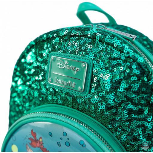 The Little Mermaid (Disney) Ariel Snow Globe Sequin Mini Backpack Loungefly (The Little Mermaid (Disney))