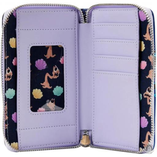 The Little Mermaid (Disney) Ursula Lair Glow Zip Around Wallet Loungefly (The Little Mermaid (Disney))