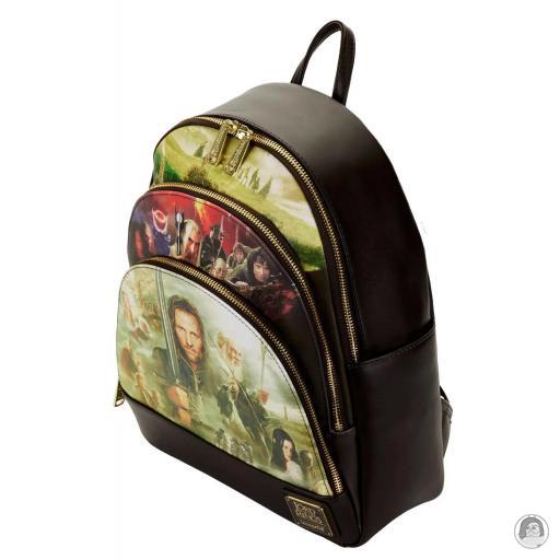 The Lord Of The Rings Lord of the Rings Trilogy Triple Pocket Mini Backpack Loungefly (The Lord Of The Rings)