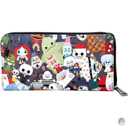 The Nightmare before Christmas (Disney) Chibi Characters Zip Around Wallet Loungefly (The Nightmare before Christmas (Disney))