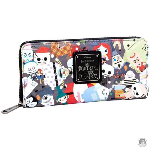 The Nightmare before Christmas (Disney) Chibi Characters Zip Around Wallet Loungefly (The Nightmare before Christmas (Disney))