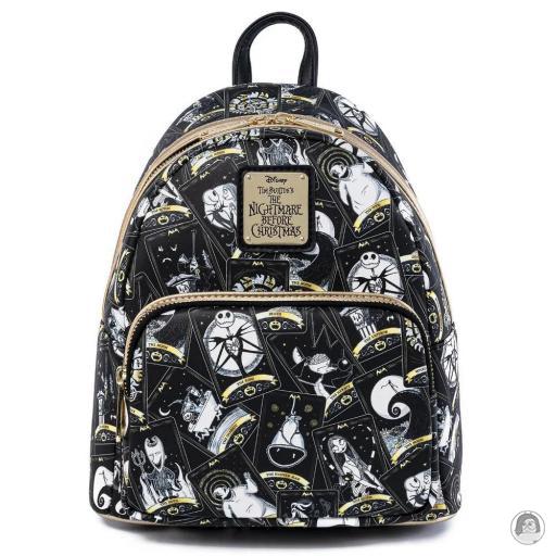 The Nightmare before Christmas (Disney) Tarot Card All Over Print Mini Backpack Loungefly (The Nightmare before Christmas (Disney))