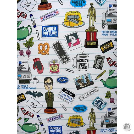 The Office Dunder Mifflin All Over Print Mini Backpack Loungefly (The Office)