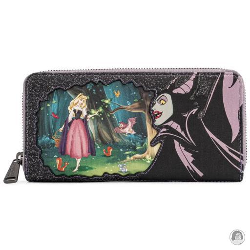 The Sleeping Beauty (Disney) Maleficent Villains Scene Zip Around Wallet Loungefly (The Sleeping Beauty (Disney))