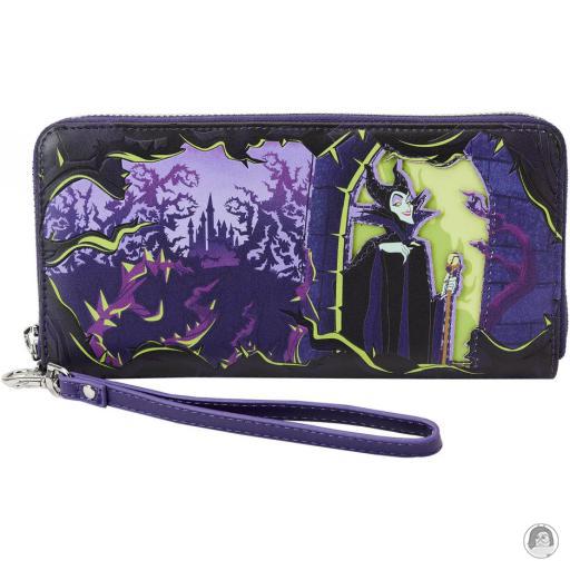 Loungefly Glow in the dark The Sleeping Beauty (Disney) Maleficent Window Box Zip Around Wallet