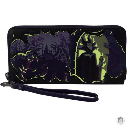 The Sleeping Beauty (Disney) Maleficent Window Box Zip Around Wallet Loungefly (The Sleeping Beauty (Disney))