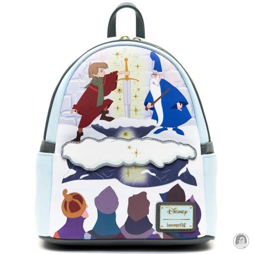 Loungefly Mini backpacks The Sword in The Stone (Disney) Merlin and Arthur Sword in the Rock Mini Backpack
