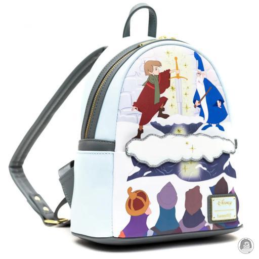 The Sword in The Stone (Disney) Merlin and Arthur Sword in the Rock Mini Backpack Loungefly (The Sword in The Stone (Disney))