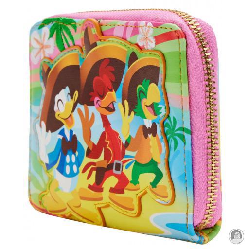 The Three Caballeros (Disney) Beach Scene Zip Around Wallet Loungefly (The Three Caballeros (Disney))