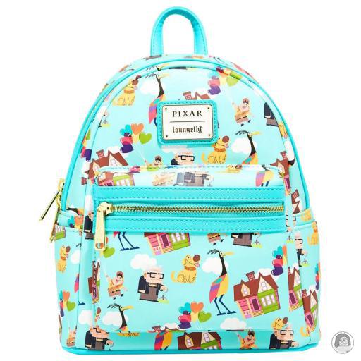 Loungefly Up (Pixar) Up (Pixar) Up Characters All Over Print Mini Backpack