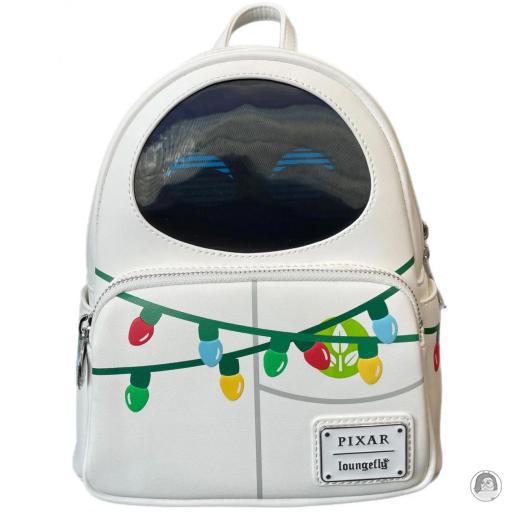 Loungefly Blue Culture Tees Wall-E (Pixar) EVE Christmas Lights Cosplay Glow Mini Backpack