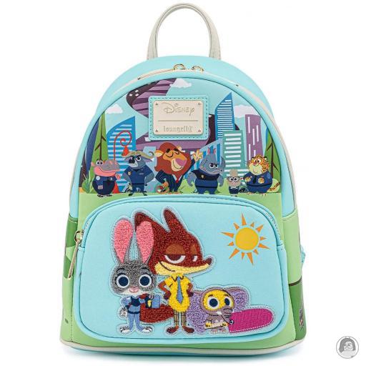Loungefly Zootopia (Disney) Zootopia (Disney) Chibi Group Mini Backpack